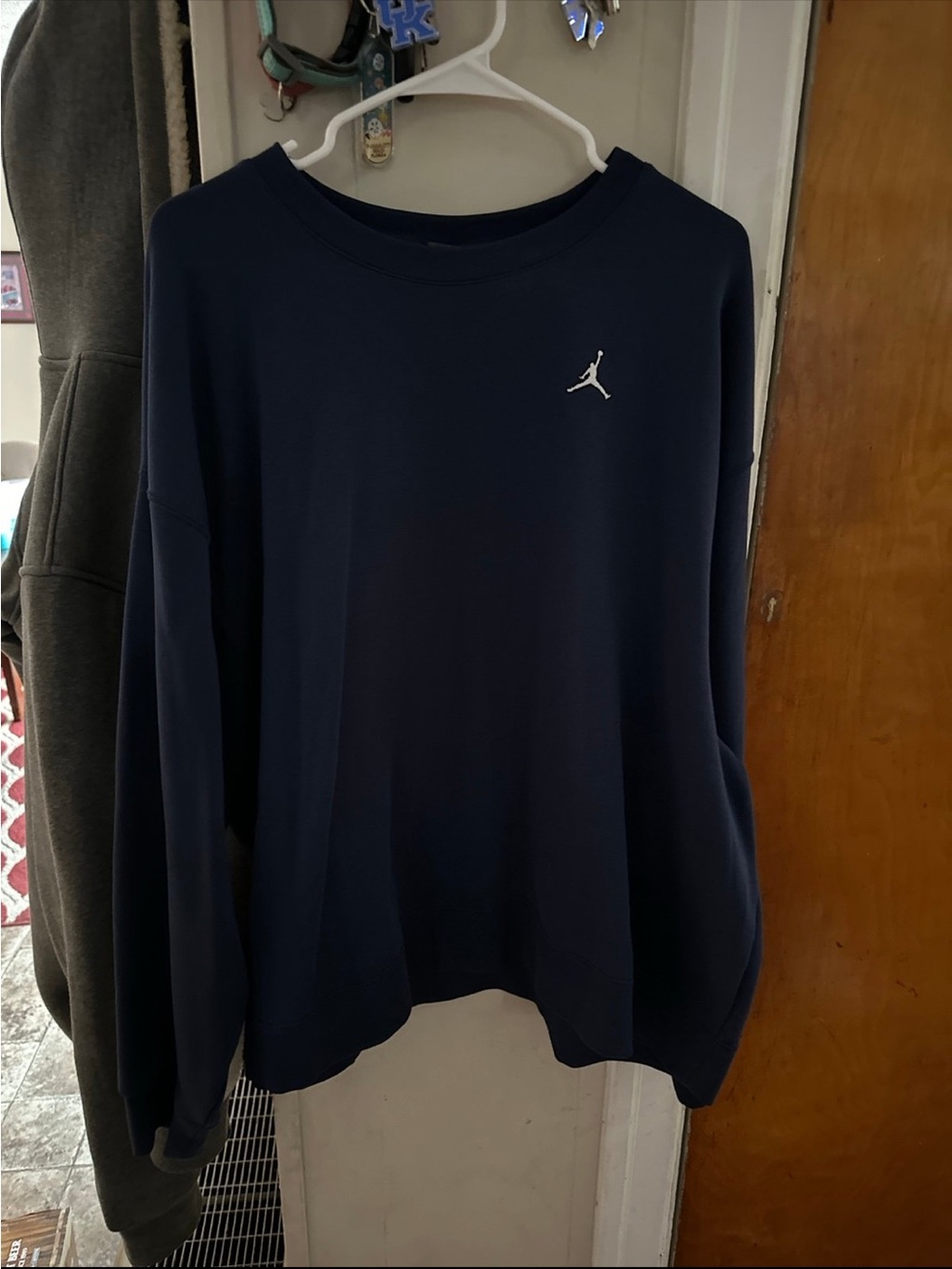 Jordan womens Navy Crewneck Sweatshirt 1x